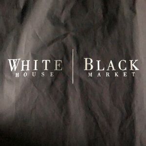 Black and white cocktail dress.